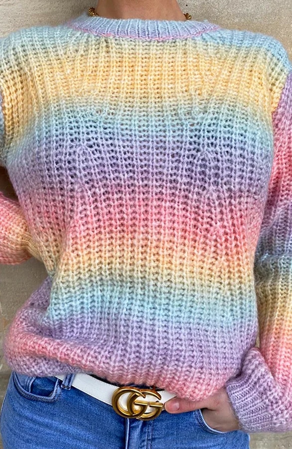 Tie Dye Trend Trui Dames – shoparchief, foto 2