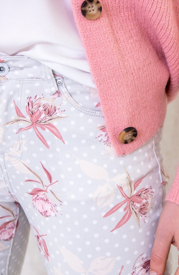 Vest Met Knopen Dust Roze – shoparchief, foto 6
