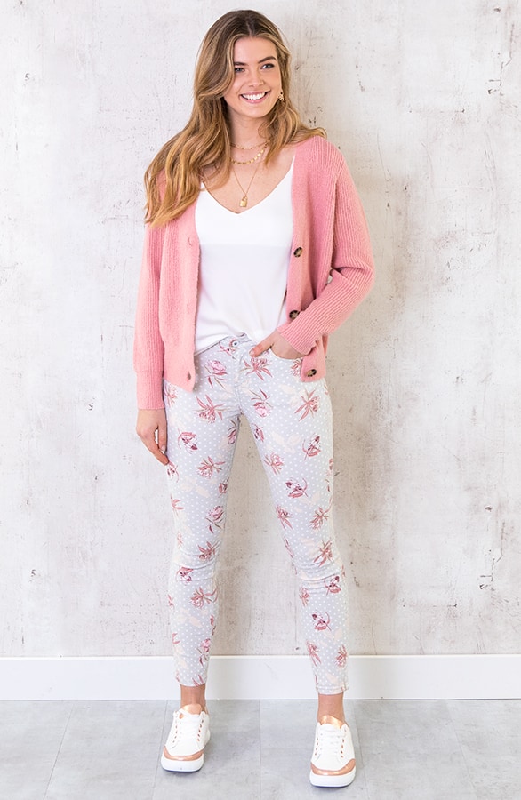 Vest Met Knopen Dust Roze – shoparchief, foto 5