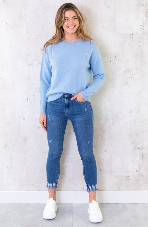 Zip Trui Blauw – shoparchief