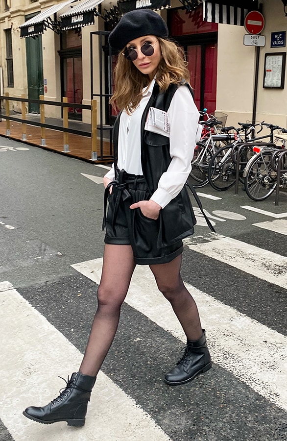 Leren Gilet Zwart – shoparchief
