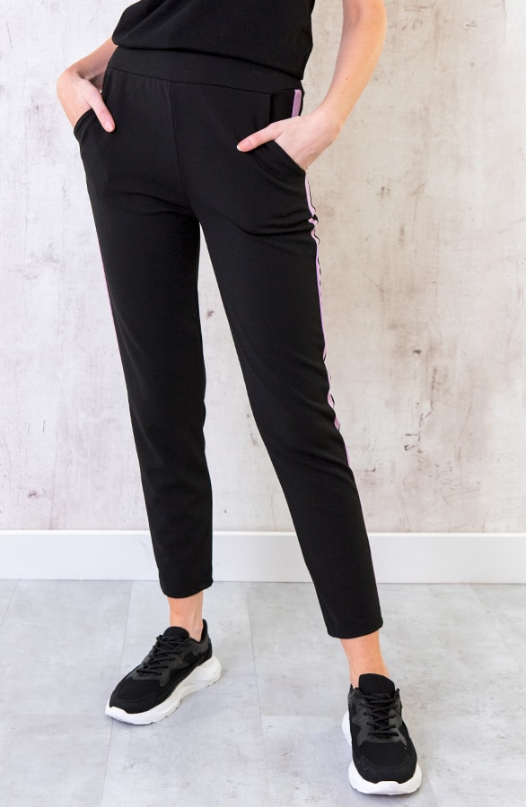 Broek Met Bies Lila – shoparchief, foto 4