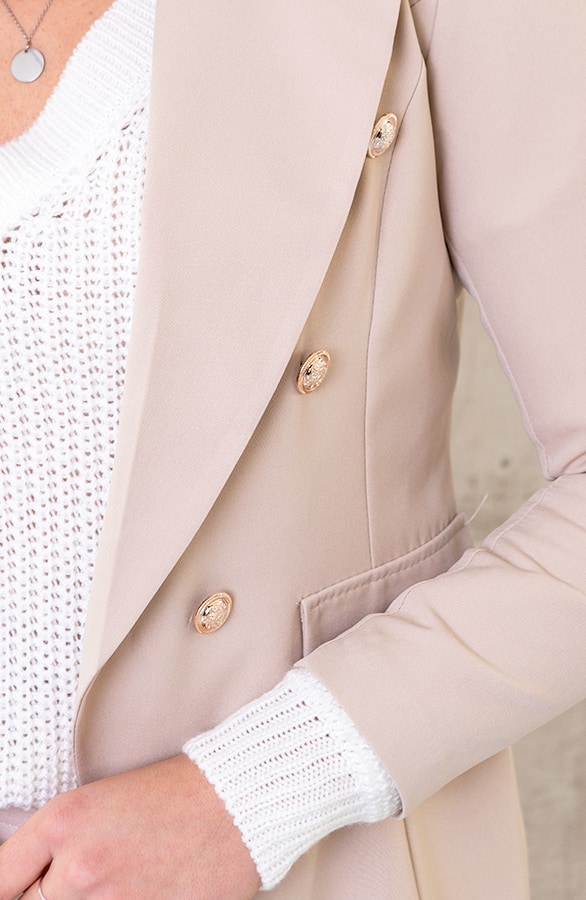 Button Blazer Beige, Shoparchiv, Foto 6