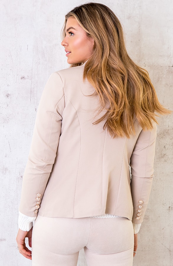 Button Blazer Beige, Shoparchiv, Foto 5