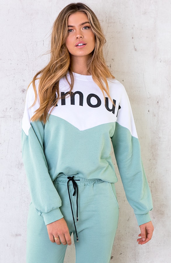 Comfy Sweater Amour Mint – shoparchief