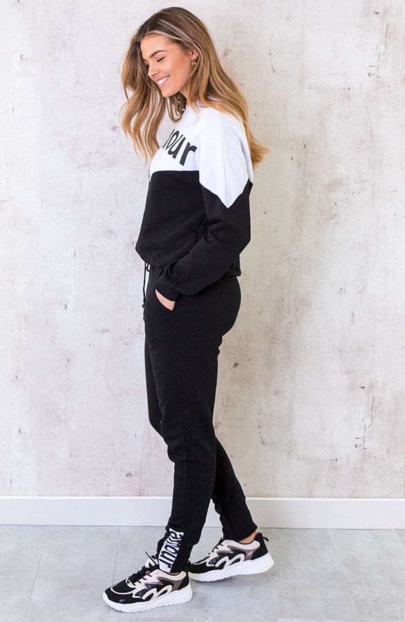 Comfy Sweater Amour Zwart – shoparchief, foto 6