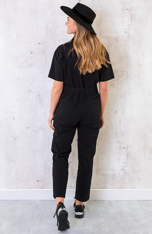 Jumpsuit Spijkerstof Zwart – shoparchief, foto 6
