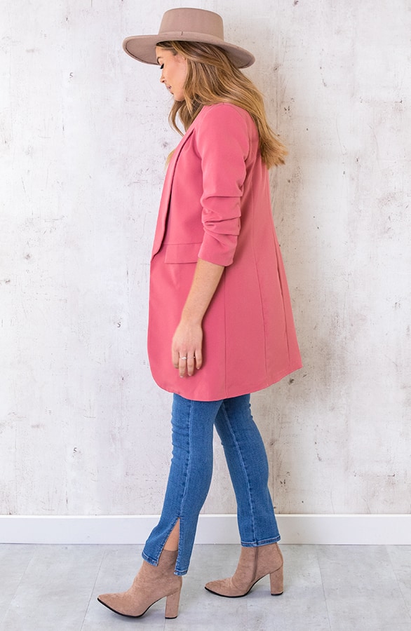 Long Blazer Limited Dust Koraal – shoparchief, foto 2