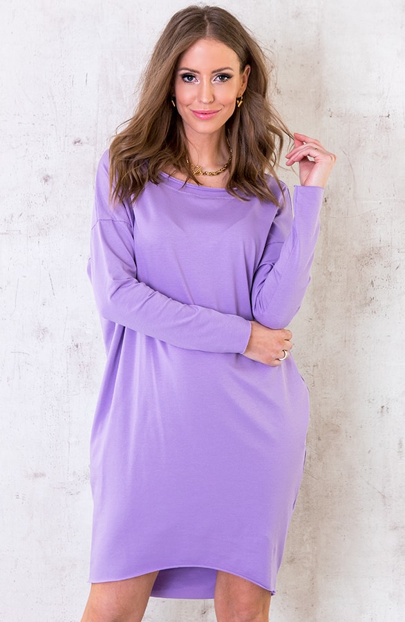 Oversized Comfy Tuniek Lila – shoparchief, foto 6