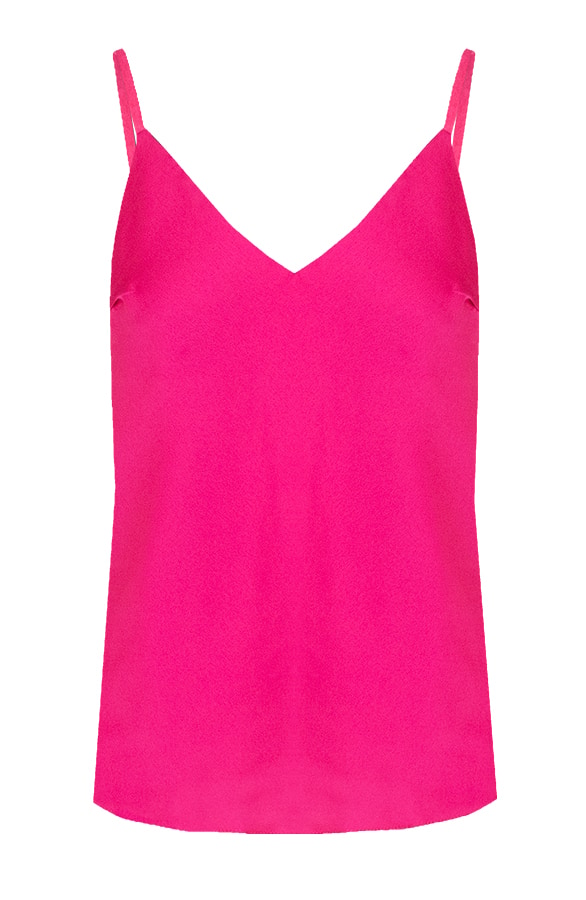 Silk Touch Spaghetti Top Fuchsia – shoparchief