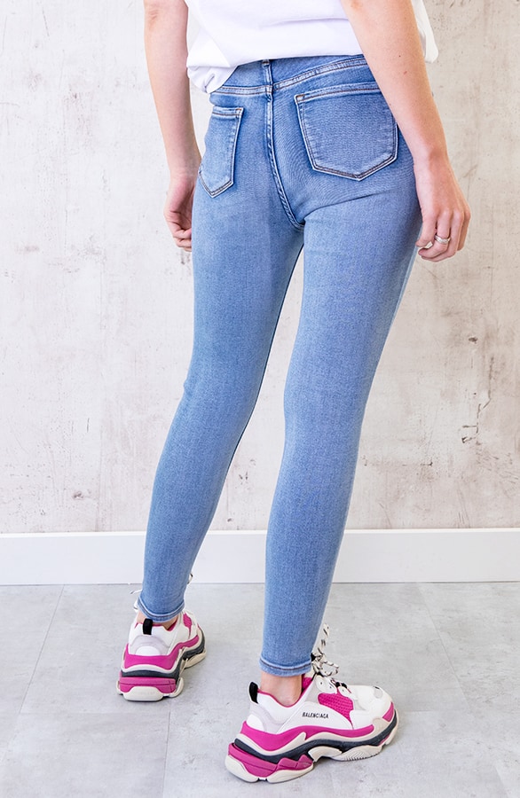 Skinny Broek High Waist Lichtblauw – shoparchief, foto 3