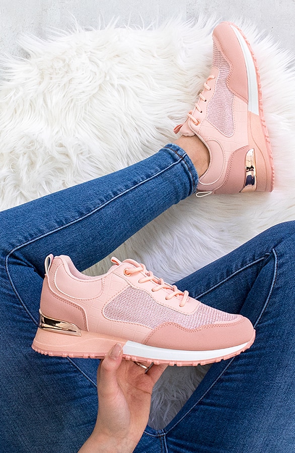 Sneakers Croco Favorite Roze – shoparchief