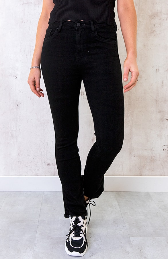 Split Jeans Zwart – shoparchief, foto 3
