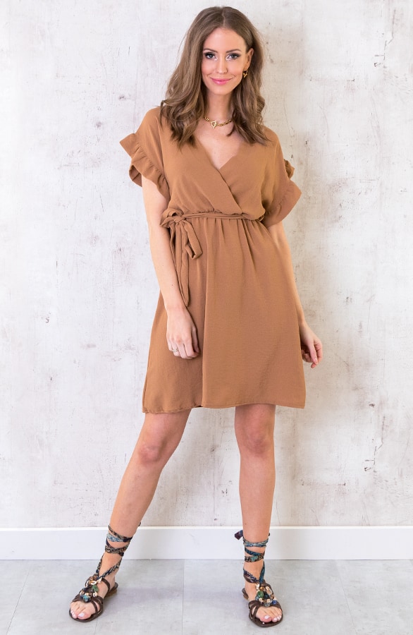 St. Tropez Kleid Camel, Shoparchiv, Foto 4