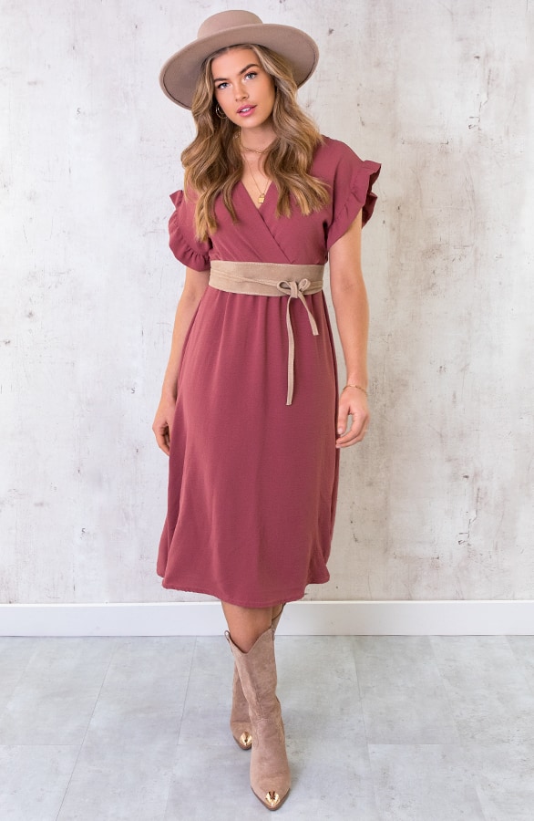 St. Tropez Kleid Midi Rosa, Shoparchiv