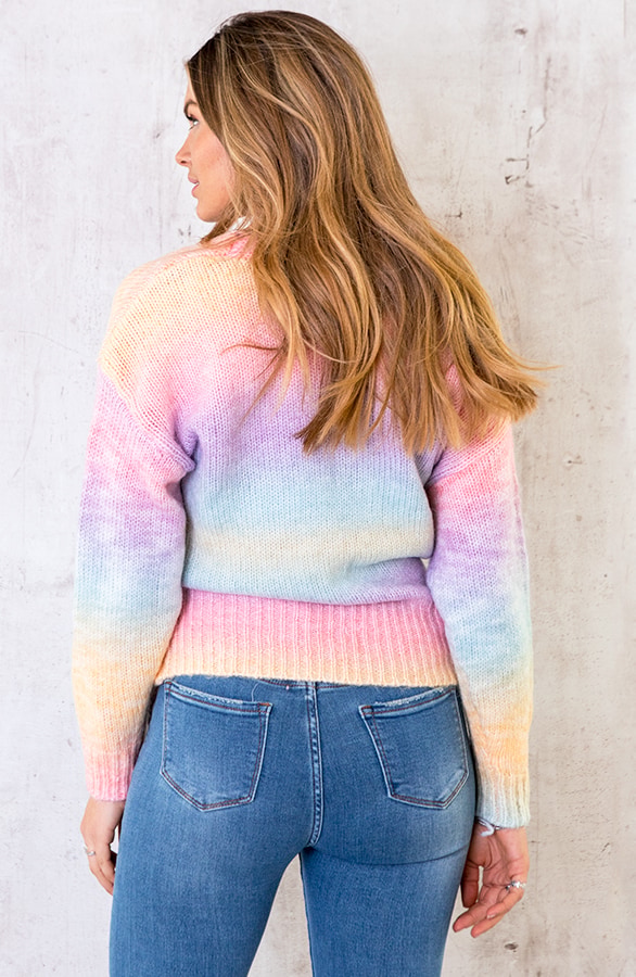 Strik Vest Gebreid Tie Dye – shoparchief, foto 6