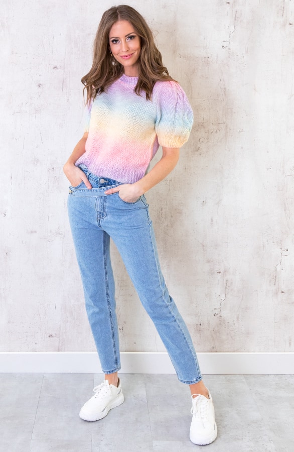 Tie Dye Kabel Top Pastel – shoparchief, foto 3
