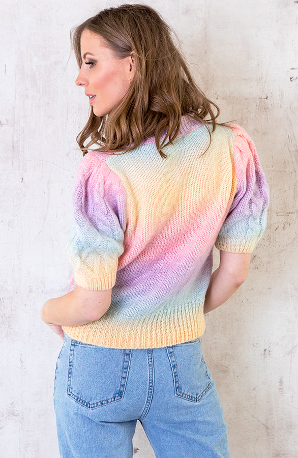 Tie Dye Kabel Top Pastel – shoparchief, foto 5