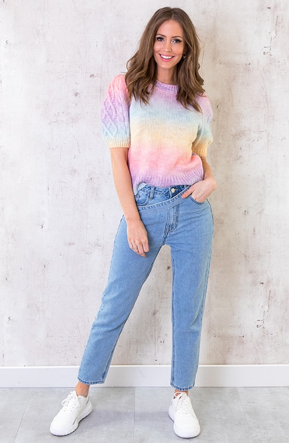 Tie Dye Kabel Top Pastel – shoparchief, foto 6