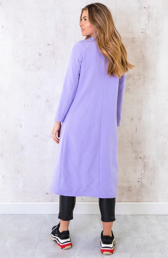 Ultra Long Blazer Lila – shoparchief, foto 5