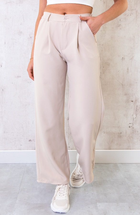 Palazzo Pants Beige – shoparchief