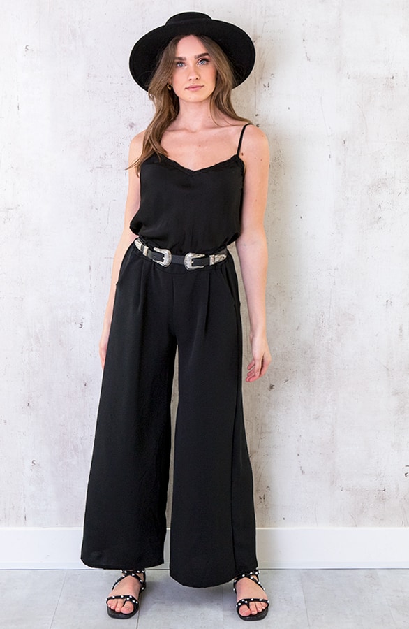 Bali Palazzo Pants 7/8 Zwart – shoparchief, foto 6