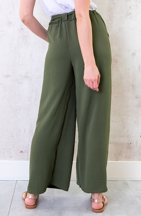 Bali Palazzo Pants 7/8 Army – shoparchief, foto 4