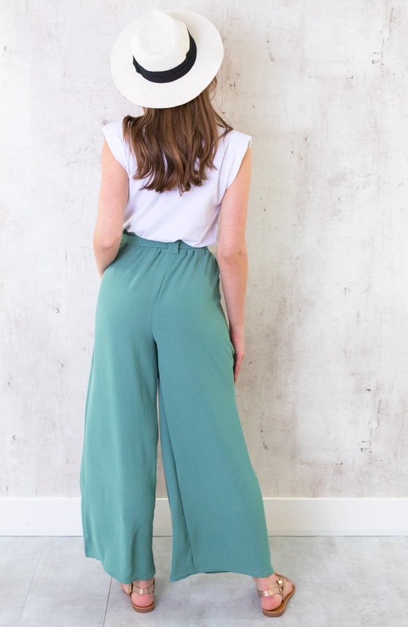 Bali Palazzo Pants 7/8 Dust Mint – shoparchief, foto 6