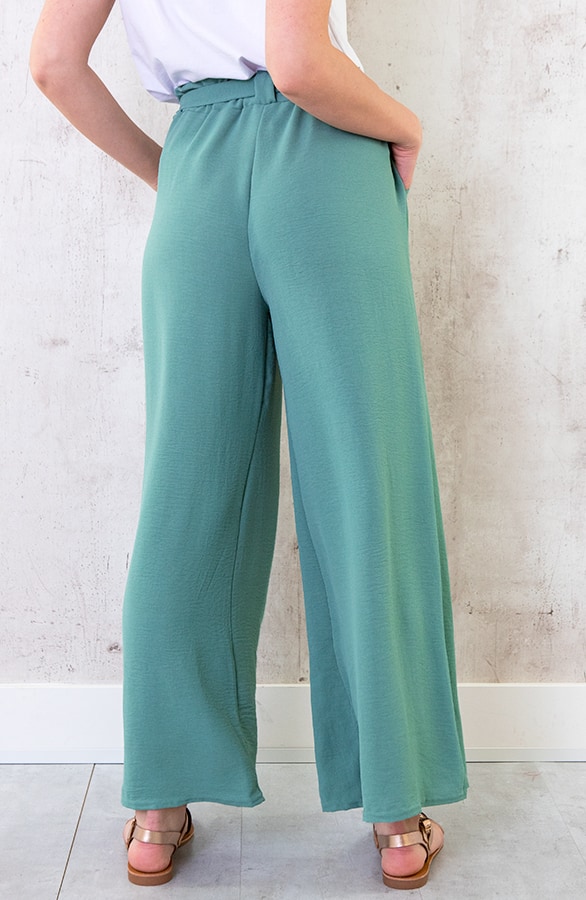 Bali Palazzo Pants 7/8 Dust Mint – shoparchief, foto 4