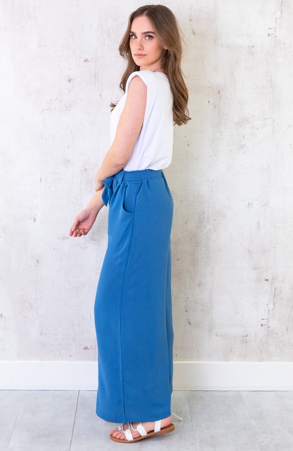 Bali Palazzo Pants 7/8 Jeansblue – shoparchief, foto 6