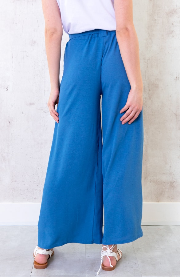 Bali Palazzo Pants 7/8 Jeansblue – shoparchief, foto 2