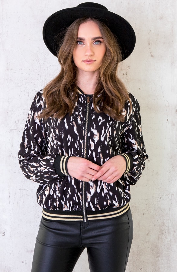 Bomber Jacket Panterprint – shoparchief, foto 3