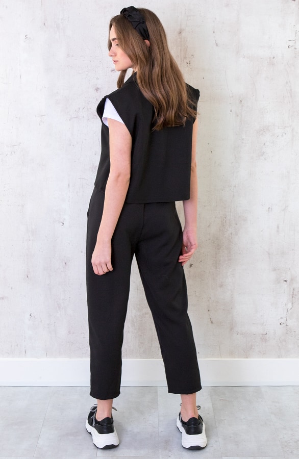 Gilet Parisienne Zwart – shoparchief, foto 2