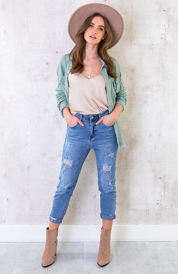 High Waisted Jeans Relax Fit – shoparchief, foto 7