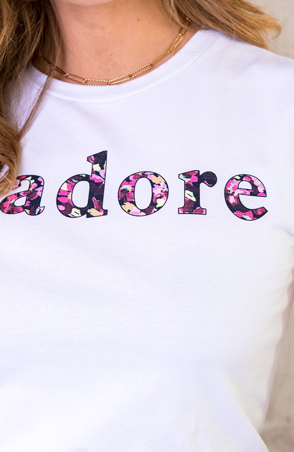 J'adore Bloemen Top Roze – shoparchief, foto 2