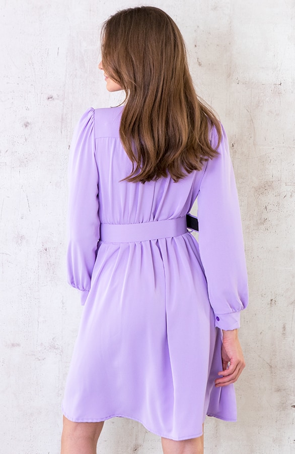 Jurk Met Ceintuur Lila – shoparchief, foto 3