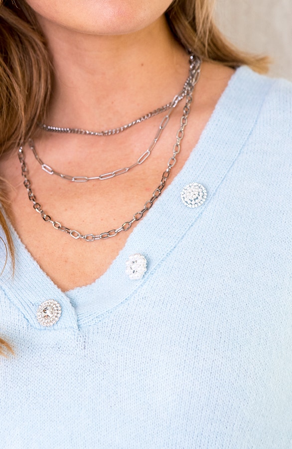 Schakel Layer Ketting Zilver – shoparchief, foto 6