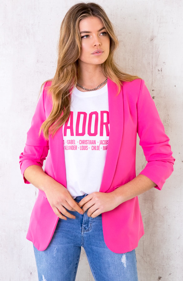 J'adore Favorite Top Loose Fit Fuchsia Loekay – shoparchief