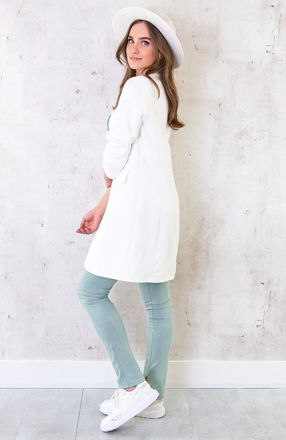 Long Blazer Limited Offwhite – shoparchief, foto 8