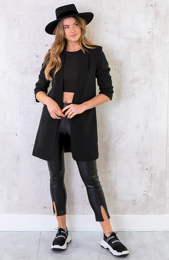 Long Blazer Limited Zwart – shoparchief, foto 10