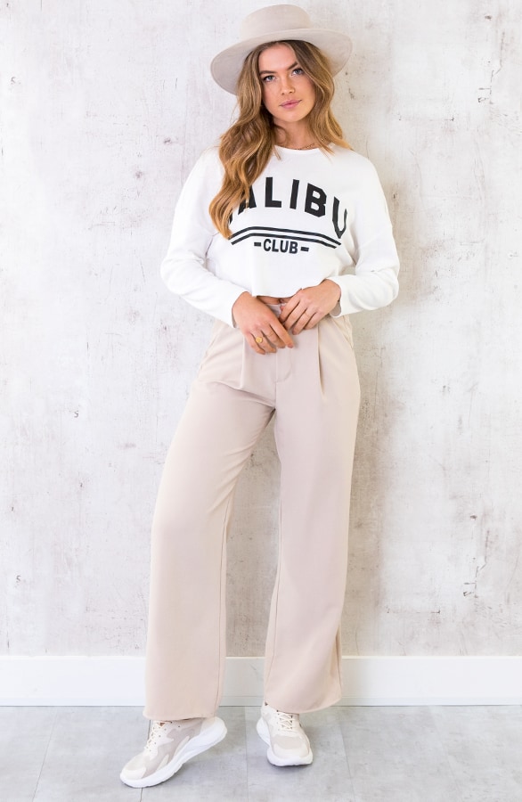 Malibu Cropped Top Ecru – shoparchief, foto 2
