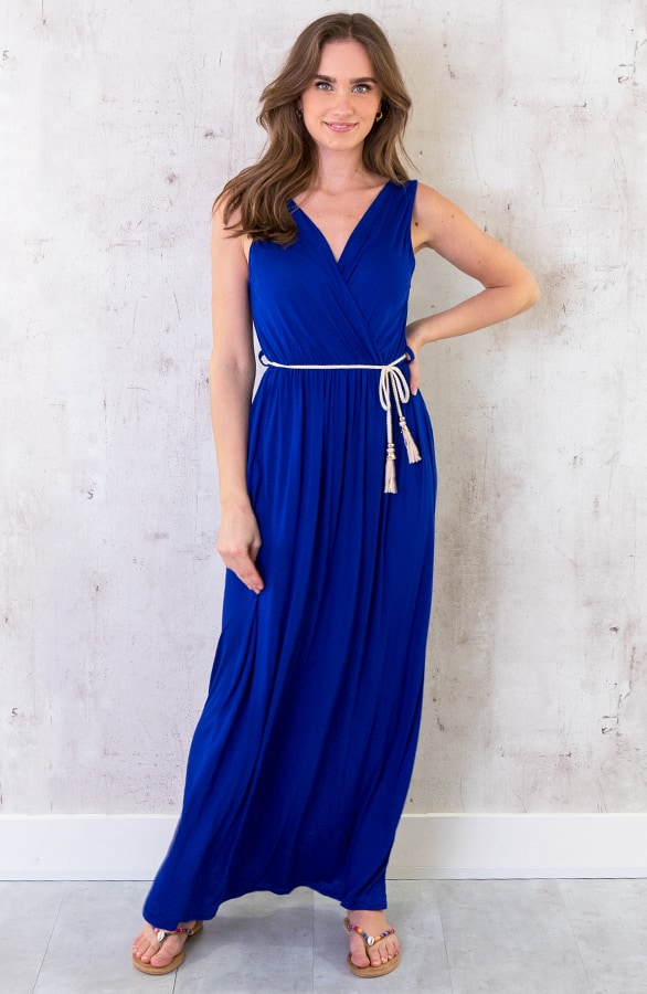 Maxi Jurk Bali Kobalt – shoparchief, foto 2