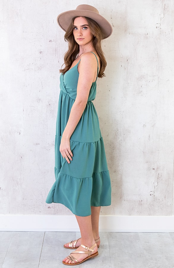 Midi Jurk Monaco Mint – shoparchief, foto 3