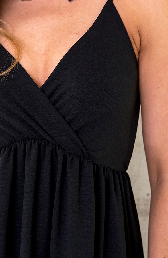 Midi Jurk Monaco Zwart – shoparchief, foto 4