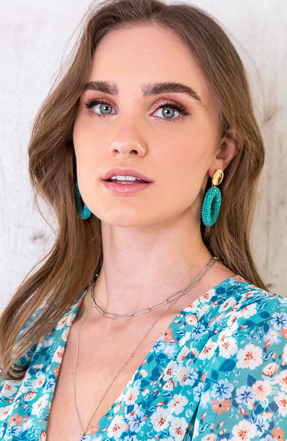 Oval Limited Oorbellen Turquoise – shoparchief, foto 2