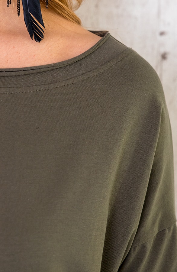 Oversized Comfy Tuniek Army – shoparchief, foto 5