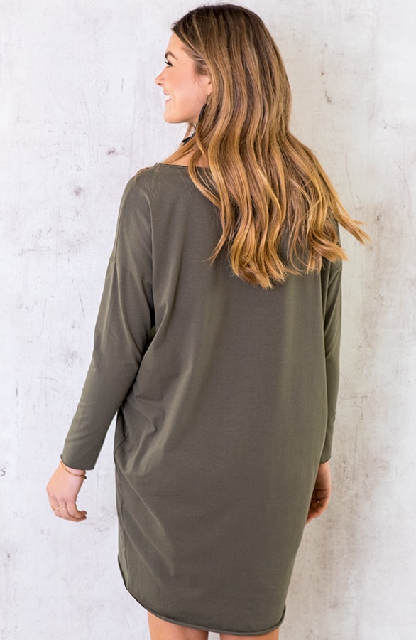 Oversized Comfy Tuniek Army – shoparchief, foto 4