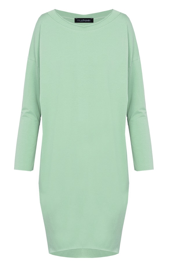 Oversized Comfy Tuniek Dust Mint – shoparchief