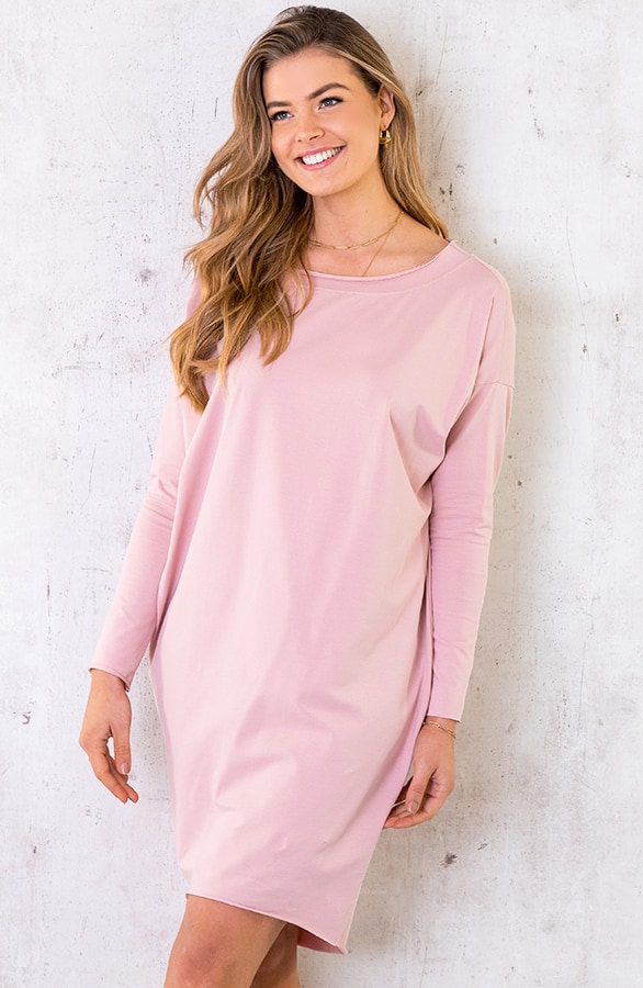 Oversized Comfy Tuniek Lichtroze – shoparchief, foto 6
