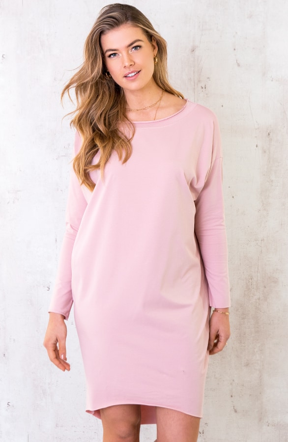 Oversized Comfy Tuniek Lichtroze – shoparchief, foto 2